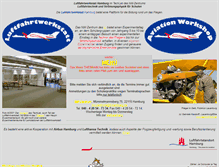Tablet Screenshot of luftfahrtwerkstatt.de